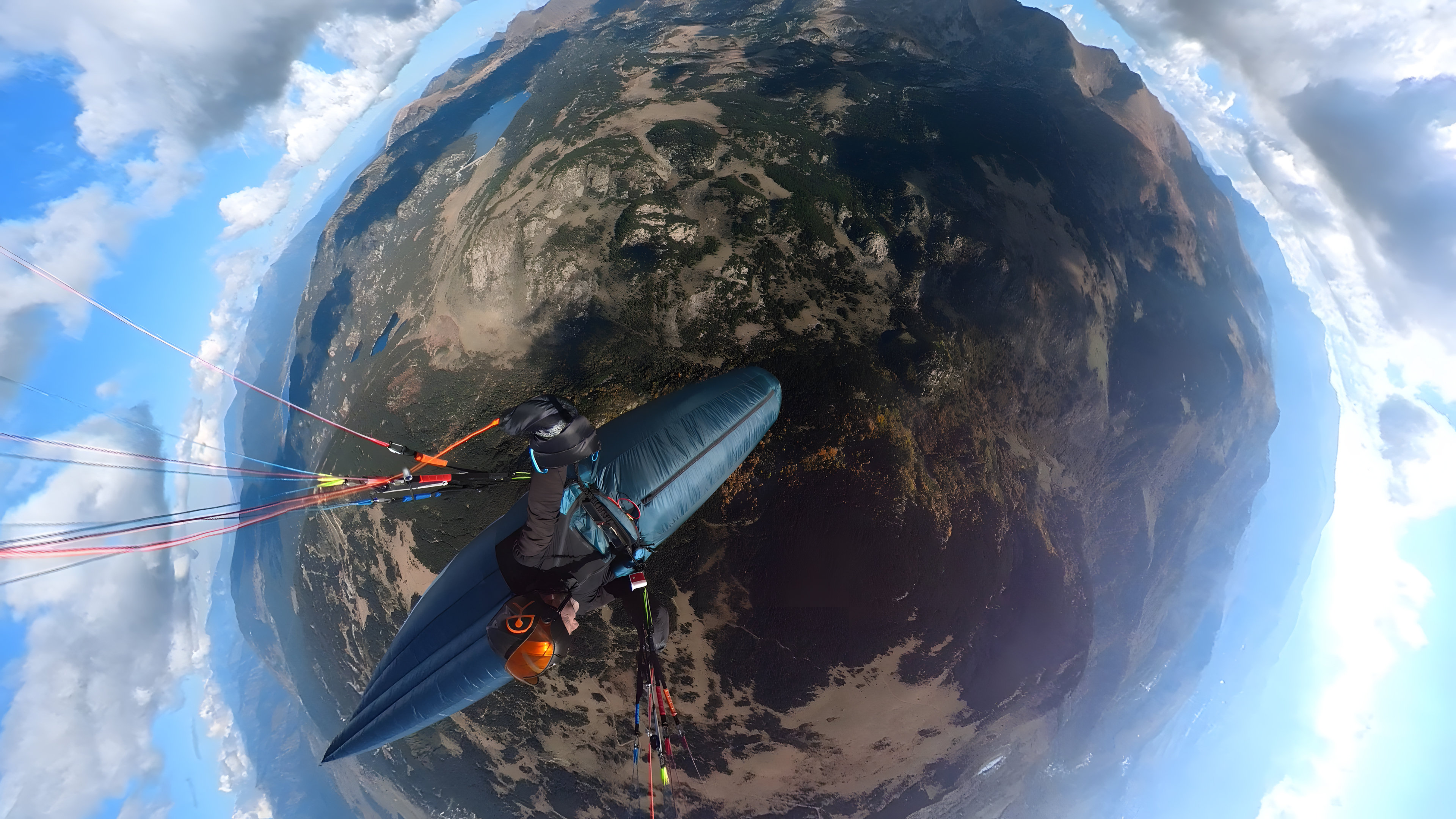Paragliding fisheye